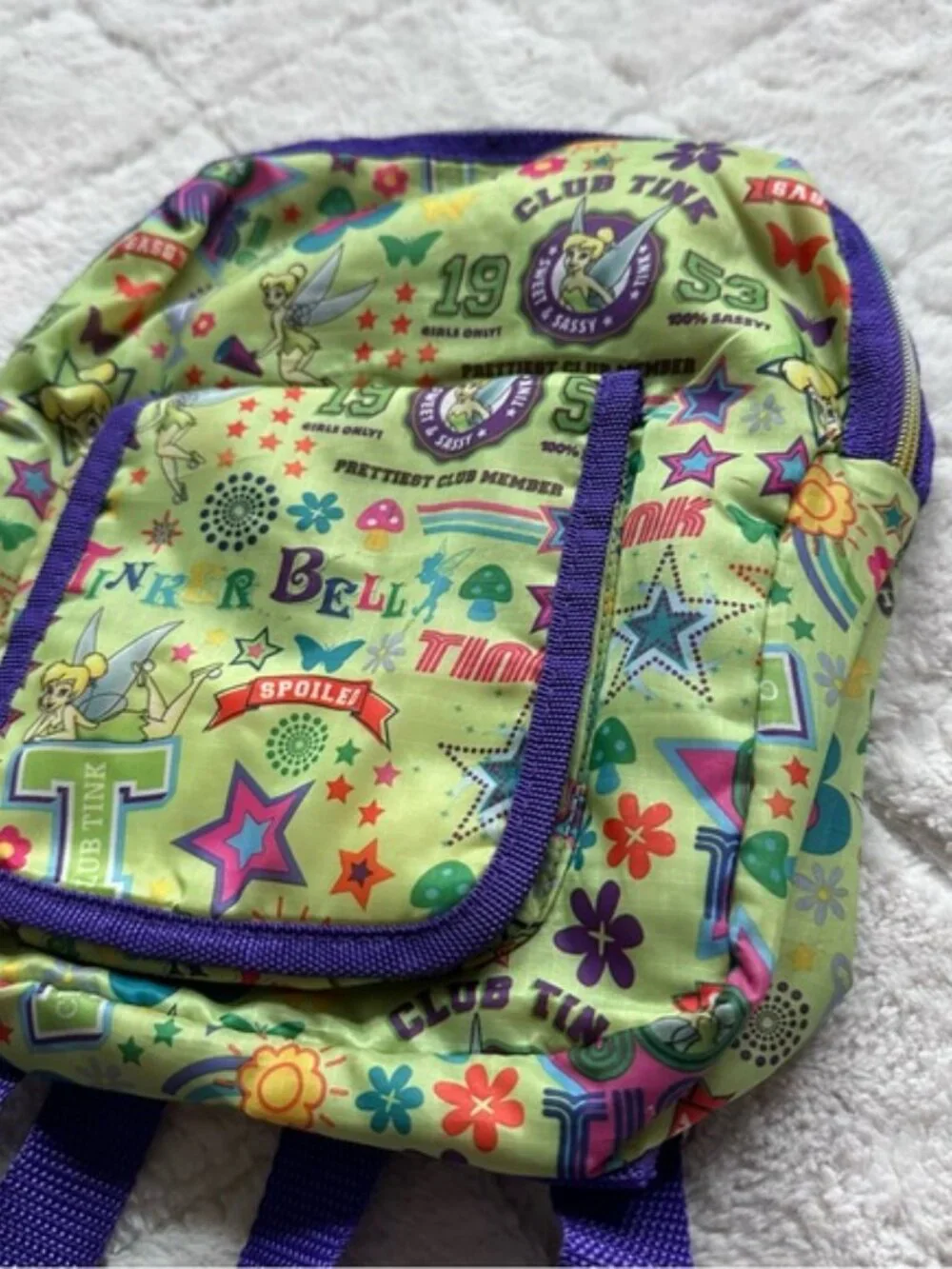 Disneyland Resort | Vintage Green Tinkerbell Mini Backpack